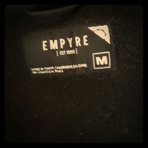 Hoodie with a different style trim colored